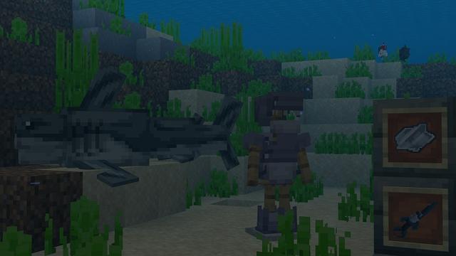 Screenshot of the Minecraft Bedrock Marketplace product Ocean+ Add-On created by Street Studios.