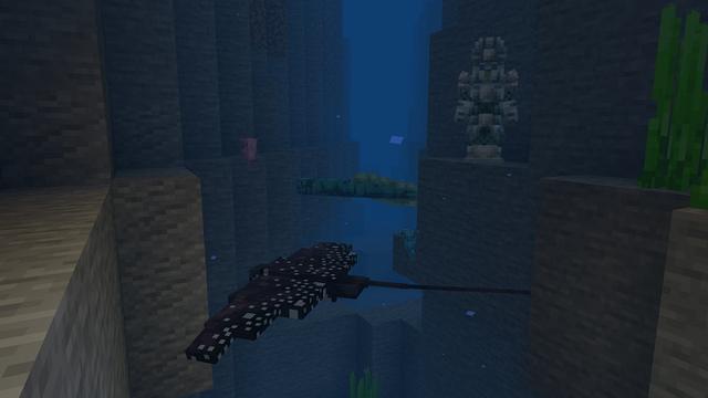 Screenshot of the Minecraft Bedrock Marketplace product Ocean+ Add-On created by Street Studios.