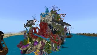 Screenshot of the Minecraft Bedrock Marketplace product Octopus Castle created by Street Studios.