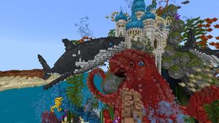 Screenshot of the Minecraft Bedrock Marketplace product Octopus Castle created by Street Studios.