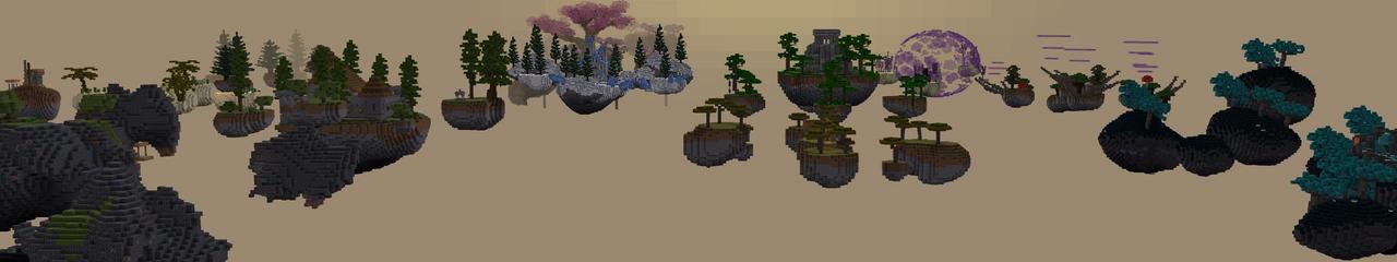 Panorama of the Minecraft Bedrock Marketplace product One Block Skyblock created by Street Studios.