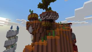 Screenshot of the Minecraft Bedrock Marketplace product Parkour: Multi Biomes created by Street Studios.
