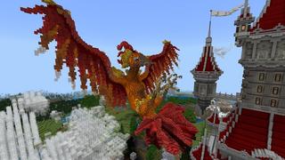 Screenshot of the Minecraft Bedrock Marketplace product Phoenix Castle created by Street Studios.