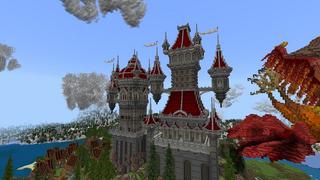 Screenshot of the Minecraft Bedrock Marketplace product Phoenix Castle created by Street Studios.