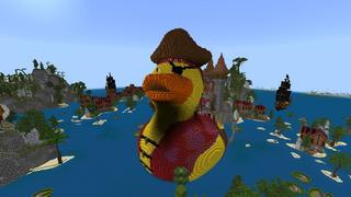 Screenshot of the Minecraft Bedrock Marketplace product Pirate Duck created by Street Studios.