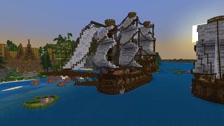 Screenshot of the Minecraft Bedrock Marketplace product Pirate Island created by Street Studios.