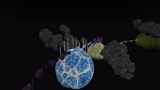 Screenshot of the Minecraft Bedrock Marketplace product Planets Parkour created by Street Studios.