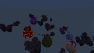 Screenshot of the Minecraft Bedrock Marketplace product Planets Parkour created by Street Studios.