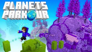 Thumbnail of the Minecraft Bedrock Marketplace product Planets Parkour created by Street Studios.