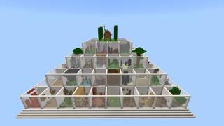 Screenshot of the Minecraft Bedrock Marketplace product Pyramid Parkour created by Street Studios.