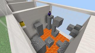 Screenshot of the Minecraft Bedrock Marketplace product Pyramid Parkour created by Street Studios.