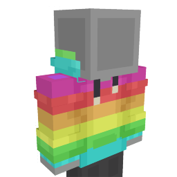 Thumbnail of the Minecraft Bedrock Marketplace product Rainbow Hoodie created by Street Studios.