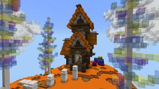 Screenshot of the Minecraft Bedrock Marketplace product Rainbow Parkour created by Street Studios.