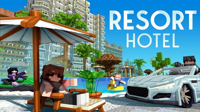 Thumbnail of the Minecraft Bedrock Marketplace product Resort Hotel created by Street Studios.