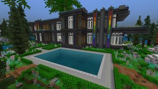 Screenshot of the Minecraft Bedrock Marketplace product RGB Mansion created by Street Studios.