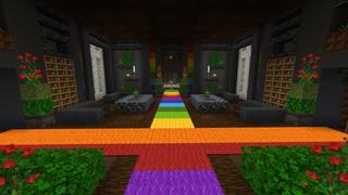 Screenshot of the Minecraft Bedrock Marketplace product RGB Mansion created by Street Studios.