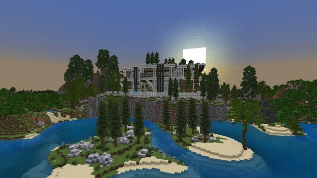 Screenshot of the Minecraft Bedrock Marketplace product Rich Mansion created by Street Studios.