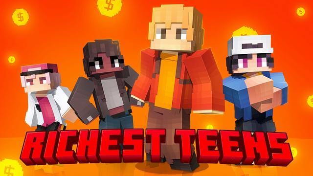 Thumbnail of the Minecraft Bedrock Marketplace product Richest Teens created by Street Studios.
