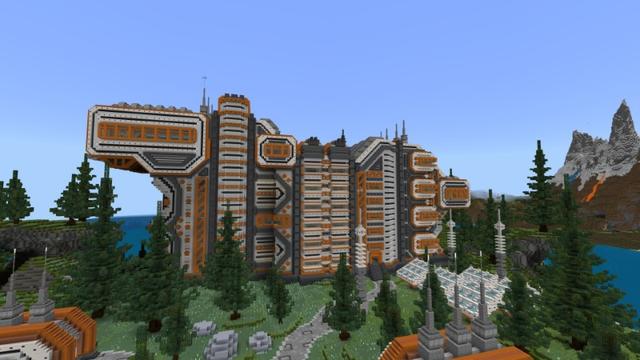 Screenshot of the Minecraft Bedrock Marketplace product Rocket Base created by Street Studios.