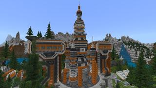 Screenshot of the Minecraft Bedrock Marketplace product Rocket Base created by Street Studios.