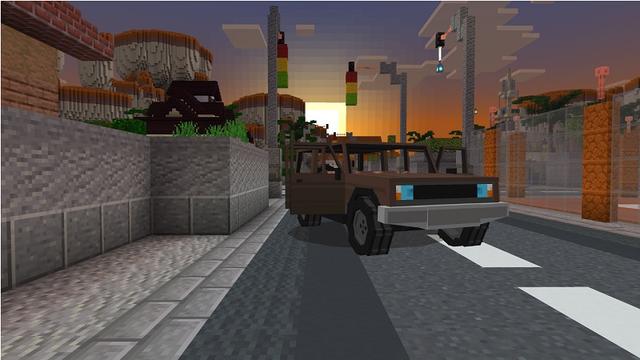 Screenshot of the Minecraft Bedrock Marketplace product Route 66 Hotel created by Street Studios.