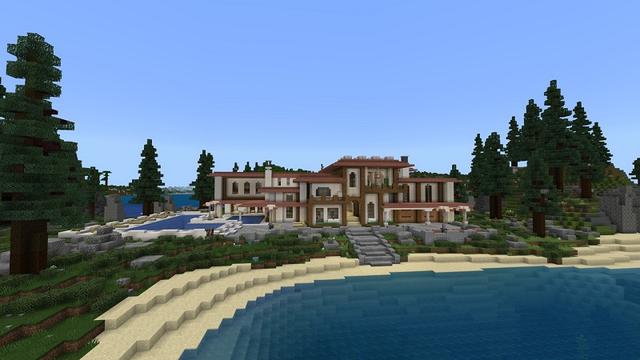 Screenshot of the Minecraft Bedrock Marketplace product Royal Mansion created by Street Studios.