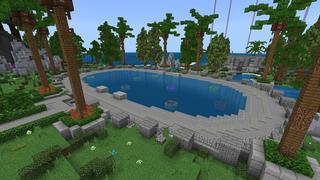 Screenshot of the Minecraft Bedrock Marketplace product Safest Millionaire Island created by Street Studios.