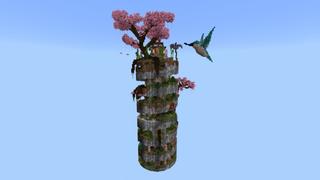 Screenshot of the Minecraft Bedrock Marketplace product Sakura Parkour created by Street Studios.