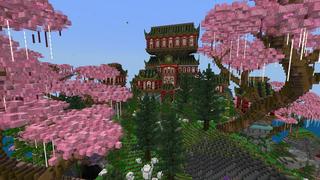 Screenshot of the Minecraft Bedrock Marketplace product Samurai Temple created by Street Studios.