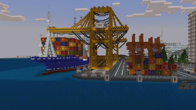 Screenshot of the Minecraft Bedrock Marketplace product Seaside created by Street Studios.