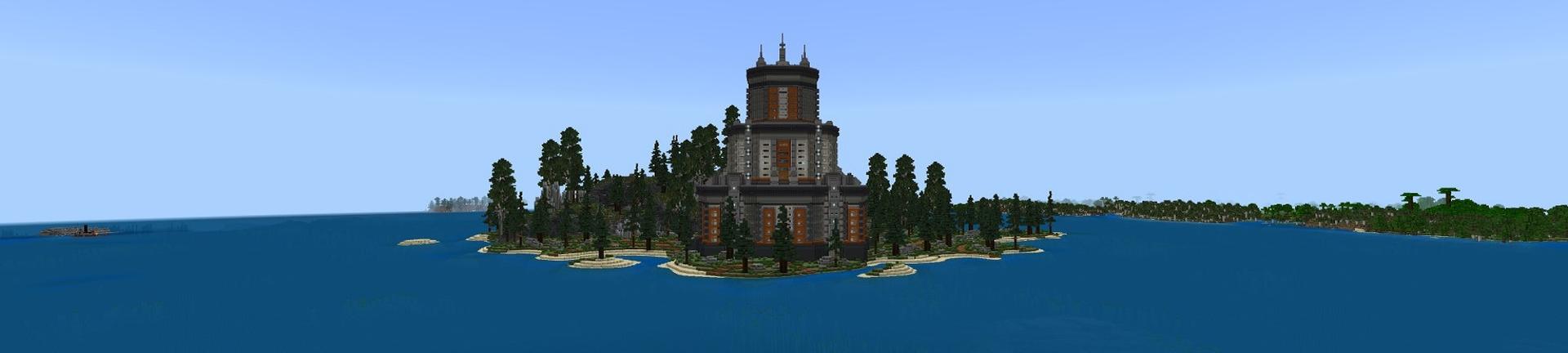 Panorama of the Minecraft Bedrock Marketplace product Secret Hacker Base created by Street Studios.