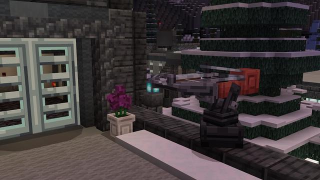 Screenshot of the Minecraft Bedrock Marketplace product Security Furniture created by Street Studios.