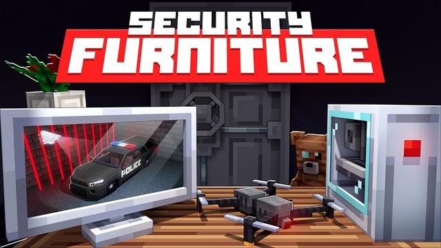 Thumbnail of the Minecraft Bedrock Marketplace product Security Furniture created by Street Studios.