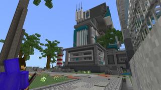 Screenshot of the Minecraft Bedrock Marketplace product Shark Island created by Street Studios.