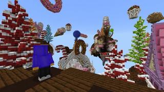Screenshot of the Minecraft Bedrock Marketplace product Sky Candy created by Street Studios.