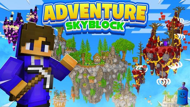 Thumbnail of the Minecraft Bedrock Marketplace product Aventura Skyblock created by Street Studios.
