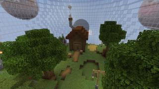 Screenshot of the Minecraft Bedrock Marketplace product Skyblock Bubbles created by Street Studios.