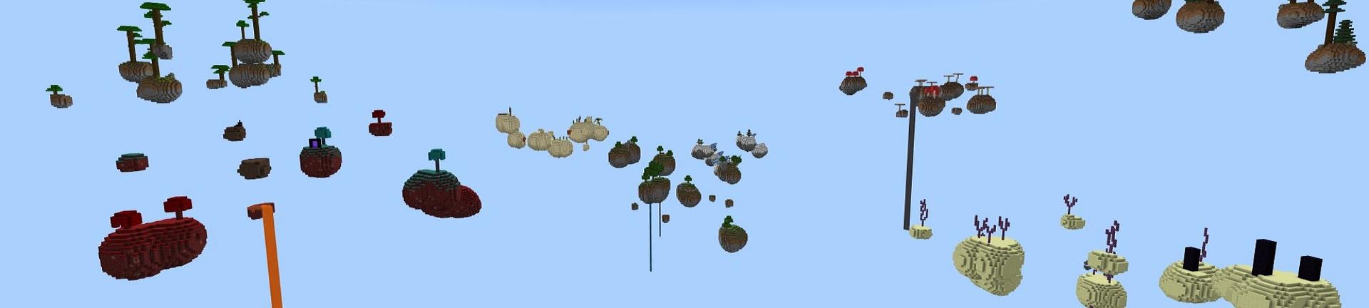 Panorama of the Minecraft Bedrock Marketplace product Skyblock Hacker Tools created by Street Studios.