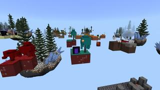 Screenshot of the Minecraft Bedrock Marketplace product Skyblock Ice Age created by Street Studios.