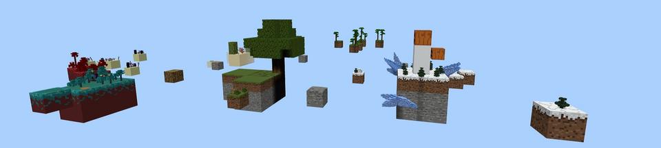 Panorama of the Minecraft Bedrock Marketplace product Skyblock XL created by Street Studios.