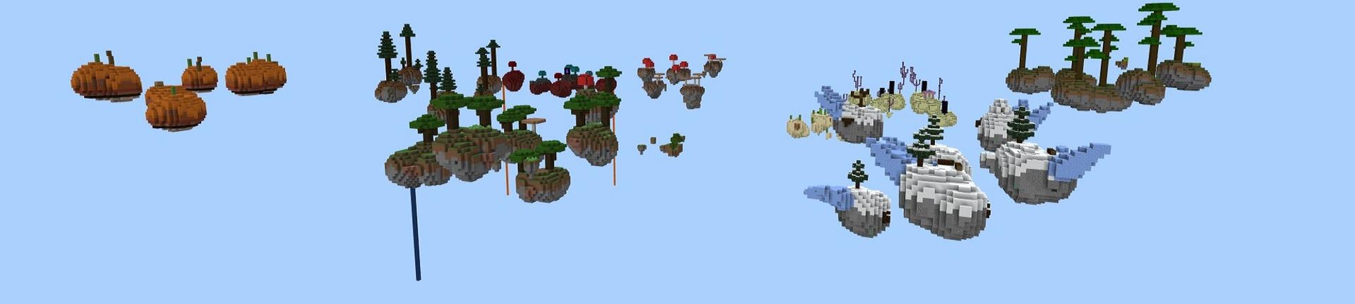 Panorama of the Minecraft Bedrock Marketplace product Skyblock created by Street Studios.