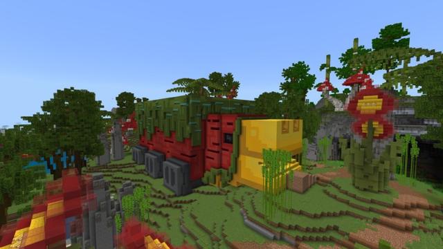 Screenshot of the Minecraft Bedrock Marketplace product Sniffer Base created by Street Studios.