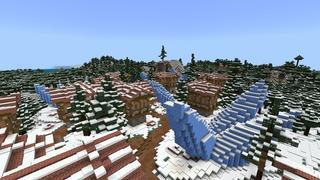 Screenshot of the Minecraft Bedrock Marketplace product Snowmobiles! created by Street Studios.