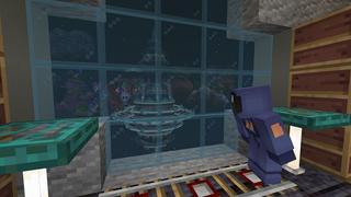 Screenshot of the Minecraft Bedrock Marketplace product Space Skyblock created by Street Studios.