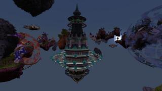 Screenshot of the Minecraft Bedrock Marketplace product Space Skyblock created by Street Studios.