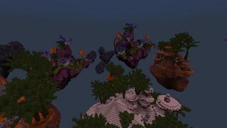 Screenshot of the Minecraft Bedrock Marketplace product Space Skyblock created by Street Studios.