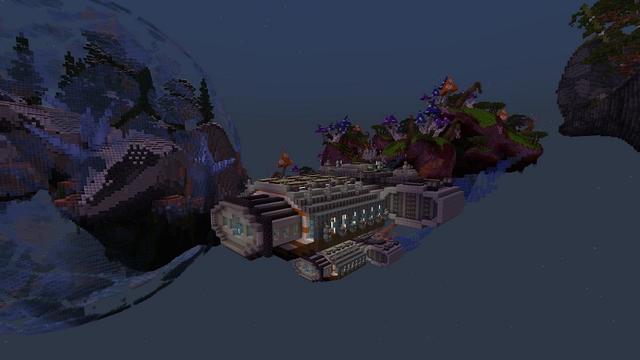 Screenshot of the Minecraft Bedrock Marketplace product Space Skyblock created by Street Studios.