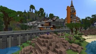 Screenshot of the Minecraft Bedrock Marketplace product Spaceship: Noob x Pro x Hacker created by Street Studios.