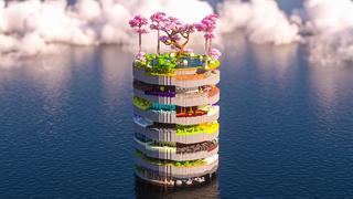 Thumbnail of the Minecraft Bedrock Marketplace product Spiral Parkour created by Street Studios.