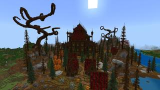 Screenshot of the Minecraft Bedrock Marketplace product Spooky Palace created by Street Studios.